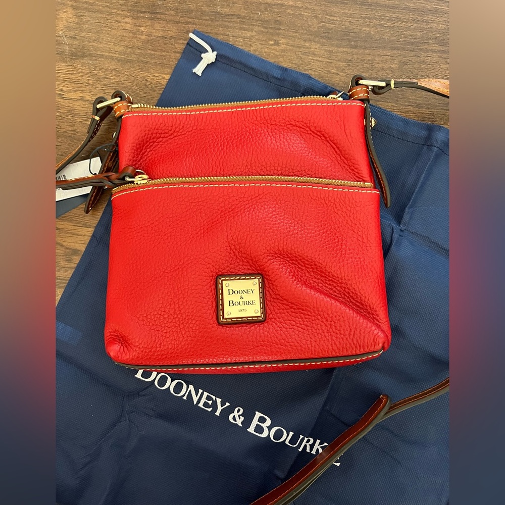 Dooney and Bourke Red Crossbody Bag - Picture 2 of 10